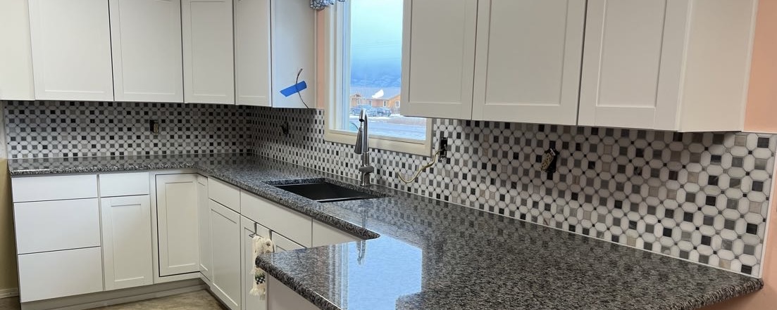 Mosaic kitchen backsplash